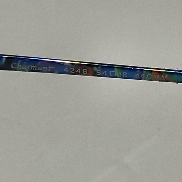 Charmant 4248 Eyeglass Sunglass Frames Iridescent Color - HP JAPAN 140mm 54 18 - Picture 7 of 12